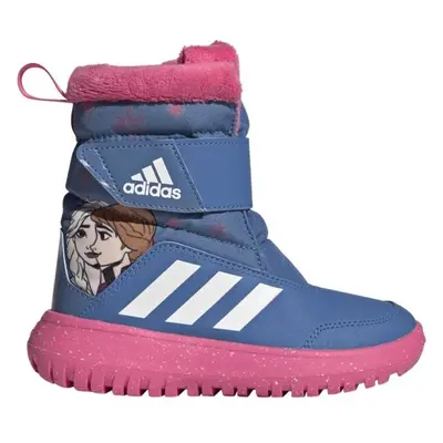 adidas WINTERPLAY FROZEN C Dětské zimní boty, modrá, velikost