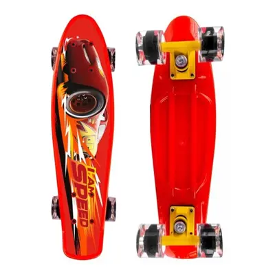 Disney CARS Skateboard, červená, velikost