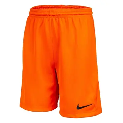 Nike DRI-FIT PARK Chlapecké fotbalové kraťasy, oranžová, velikost