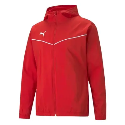 Puma TEAMRISE ALL WEATHER JACKET Pánská bunda, červená, velikost