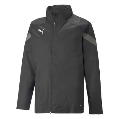 Puma TEAMFINAL ALL WEATHER JACKET Pánská fotbalová mikina, černá, velikost