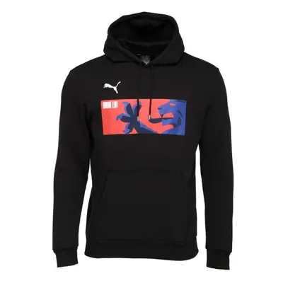 Puma HOODIE Pánská mikina, černá, velikost