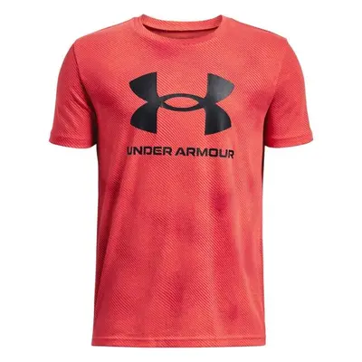 Under Armour SPORTSTYLE Chlapecké tričko, červená, velikost