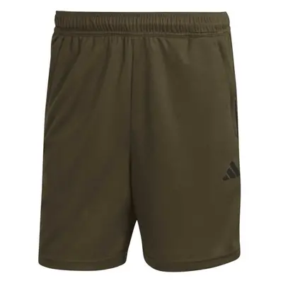 adidas TRAIN ESSENTIALS SHORTS Pánské šortky, khaki, velikost