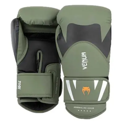 Venum CHALLENGER 4.0 BOXING GLOVES Boxerské rukavice, khaki, velikost