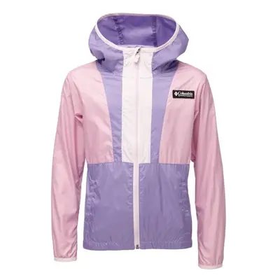 Columbia BACK BOWL HOODED WINDBREAKER Dívčí větrovka, růžová, velikost