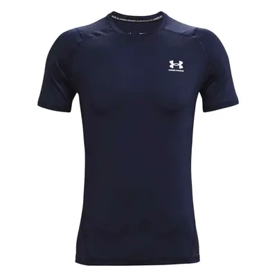 Under Armour HEATGEAR Pánské triko s krátkým rukávem, tmavě modrá, velikost