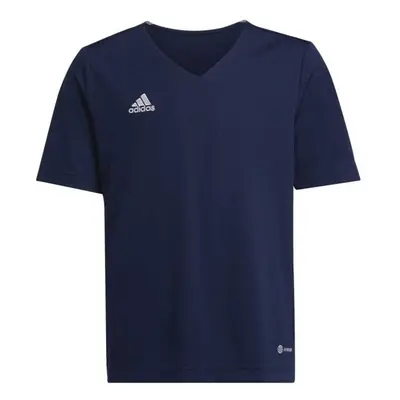 adidas ENTRADA JERSEY Juniorský fotbalový dres, tmavě modrá, velikost