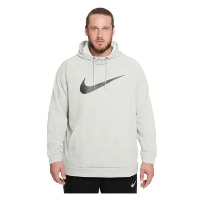 Nike DRY SWOOSH Pánská tréninková mikina, šedá, velikost