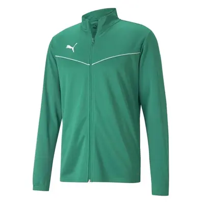 Puma TEAMRISE TRAINING POLY JACKET Pánská mikina, zelená, velikost