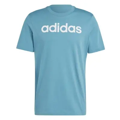 adidas LINEAR TEE Pánské tričko, zelená, velikost