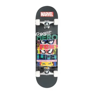 Disney MARVEL FEARLESS Skateboard, tmavě šedá, velikost