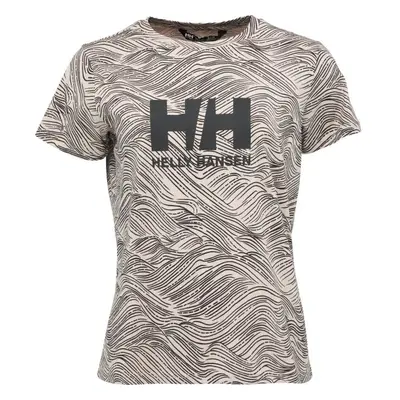 Helly Hansen LOGO T-SHIRT GRAPHIC W Dámské triko, šedá, velikost