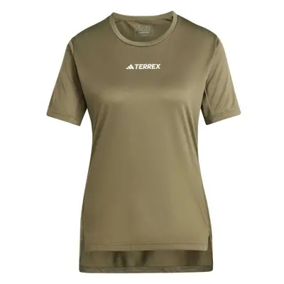 adidas TERREX MULTI T-SHIRT Dámské triko, khaki, velikost