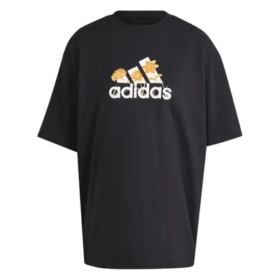 adidas FLOWER PACK BADGE OF SPORT TEE Dámské triko, černá, velikost