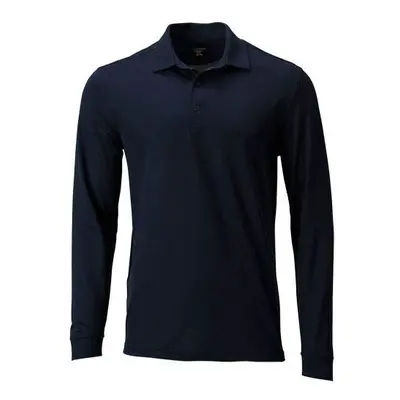 GREGNORMAN MEN INTERLOCK LONGSLEEVE POLO Pánské polo triko, tmavě modrá, velikost