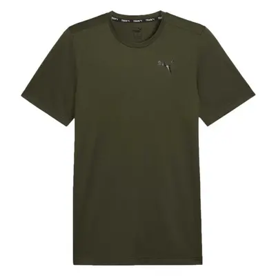 Puma TRAIN FAV BLASTER TEE Pánské triko, khaki, velikost