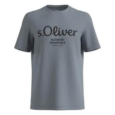 s.Oliver RL T-SHIRT SS NOOS Pánské tričko, tmavě šedá, velikost