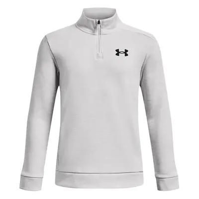 Under Armour ARMOUR FLEECE 1/4 ZIP Chlapecká mikina, šedá, velikost