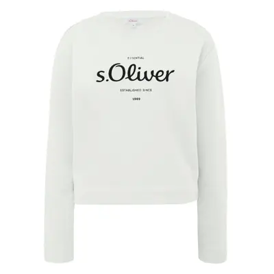 s.Oliver RL SWEATSHIRT Mikina, bílá, velikost