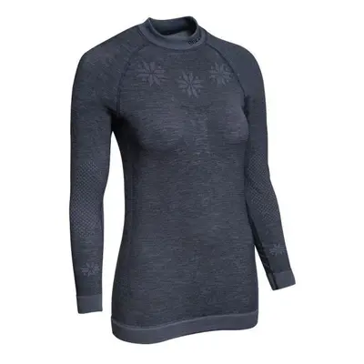 Blizzard VIVA LONG SLEEVE WOOL Dámské funkční Merino triko, tmavě šedá, velikost