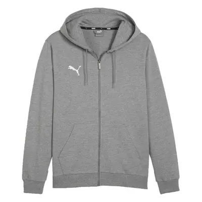 Puma TEAMGOAL CASUALS HOODED Pánská mikina, šedá, velikost