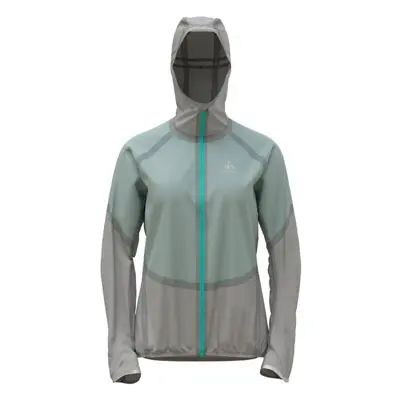 Odlo W DUAL DRYWATERPROOF INSULATED JACKET Dámská běžecká bunda, šedá, velikost