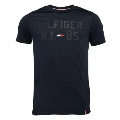 Tommy Hilfiger GRAPHIC S/S TRAINING TEE Pánské tričko, tmavě modrá, velikost