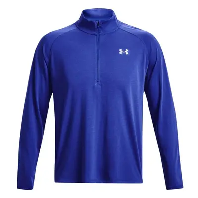 Under Armour STREAKER HALF ZIP Pánské triko s dlouhým rukávem, modrá, velikost