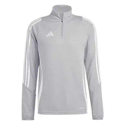 adidas TIRO24 TRAINING TOP Pánská mikina, šedá, velikost