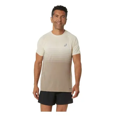 ASICS SEAMLESS TOP Pánské sportovní triko, hnědá, velikost