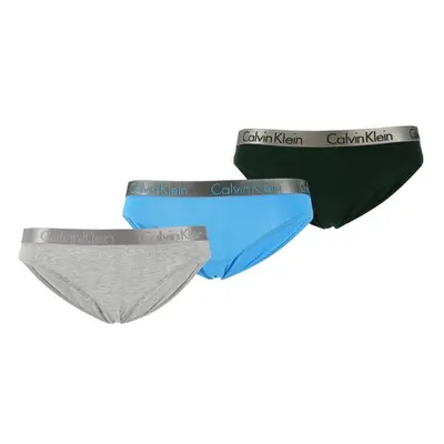 Calvin Klein BIKINI 3PK Dámské kalhotky, černá, velikost