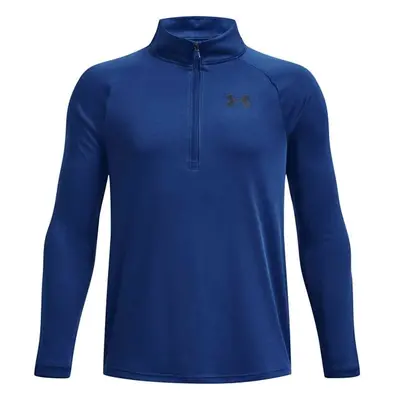 Under Armour TECH 2.0 1/2 ZIP Chlapecké triko s dlouhým rukávem, modrá, velikost