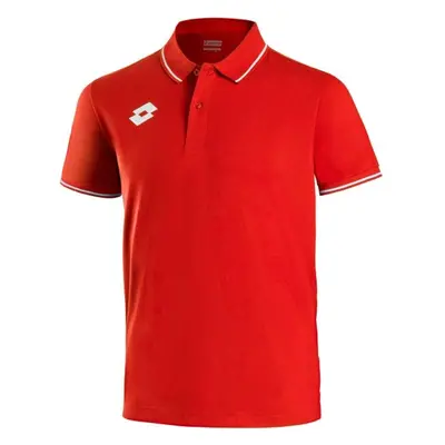 Lotto ELITE POLO SHIRT Pánské polo tričko, červená, velikost