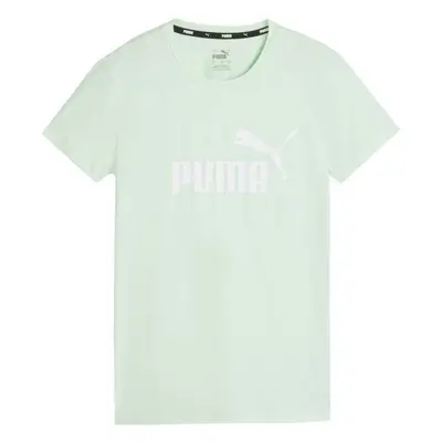 Puma ESSENTIALS LOGO TEE Dámské triko, světle zelená, velikost