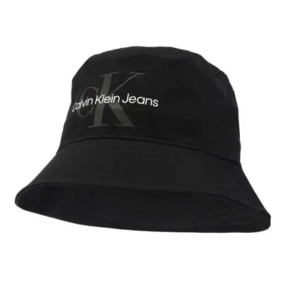 Calvin Klein MONOGRAM SOFT BUCKET HAT Unisexový klobouk, černá, velikost