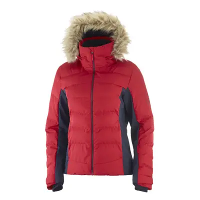 Salomon STORMCOZY JACKET W Dámská lyžařská bunda, červená, velikost