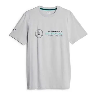 Puma MERCEDES-AMG PETRONAS F1 TEAM ESSENTIALS TEE Pánské triko, šedá, velikost