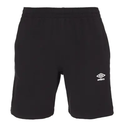 Umbro FRENCH TERRY SHORT ESSENTIALS Pánské teplákové kraťasy, černá, velikost