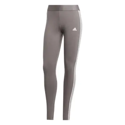 adidas 3-STRIPES LEGGINGS Dámské legíny, hnědá, velikost