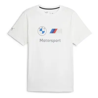 Puma BMW MOTORSPORT ESSENTIALS TEE Pánské triko, bílá, velikost