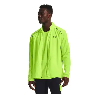 Under Armour STORM RUN Pánská bunda, reflexní neon, velikost