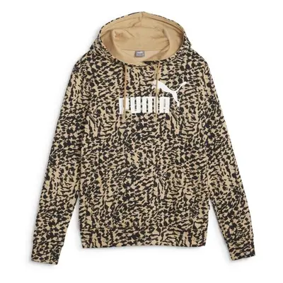 Puma ESSENTIALS+ ANIMAL HOODIE Dámská mikina s kapucí, černá, velikost