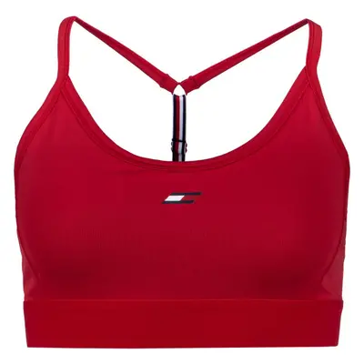 Tommy Hilfiger LIGHT INTENSITY LBR RACER BRA Dámská sportovní podprsenka, červená, velikost