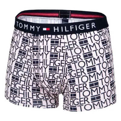 Tommy Hilfiger TRUNK PRINT Pánské boxerky, bílá, velikost