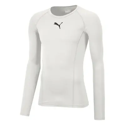 Puma LIGA BASELAYER LONG SLEEVE TEE Pánské funkční triko, bílá, velikost