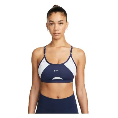 Nike DRI-FIT INDY Dámská sportovní podprsenka, tmavě modrá, velikost