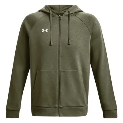 Under Armour RIVAL Pánská mikina, khaki, velikost