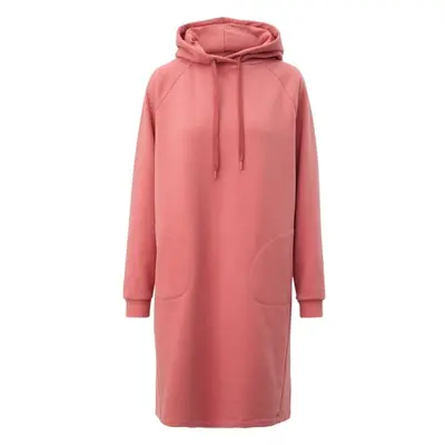 s.Oliver QS HOODIE LS DRESS Dámské mikinové šaty, růžová, velikost