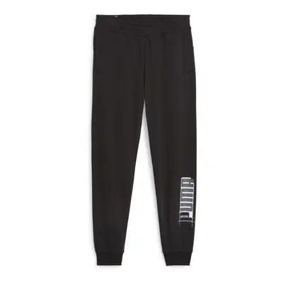 Puma ESSENTIALS + LOGO LAB SWEAT PANTS Pánské tepláky, černá, velikost